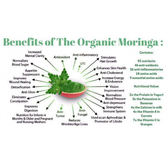 HG MORINGA - POWDER-FILLED CAPSULES, PURE POWDER